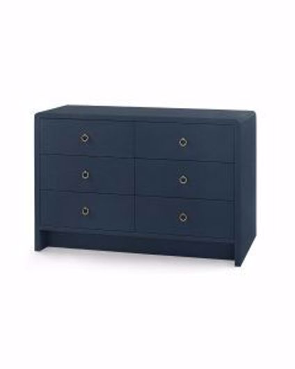 Picture of BRYANT EXTRA LARGE 6 DRAWER NAVY BLUE